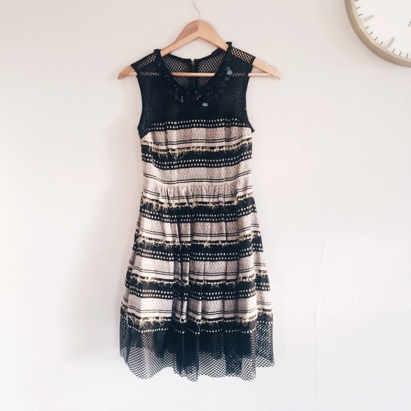 🎉3x HP🎉 Anthro striped Tracy Reese dress - Picture 3 of 8